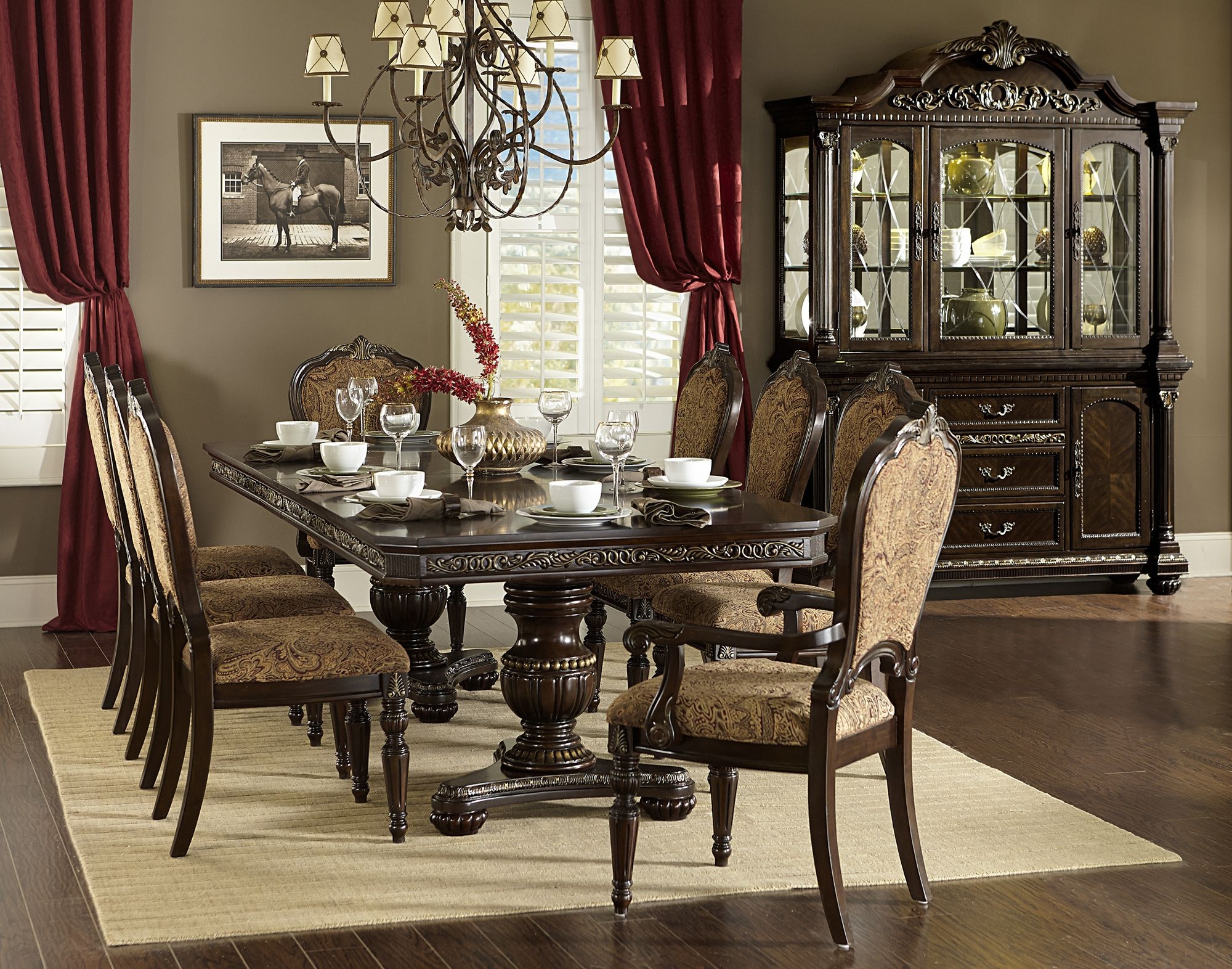 Russian Hill Classic Extendable Wood Veneer Dining Table