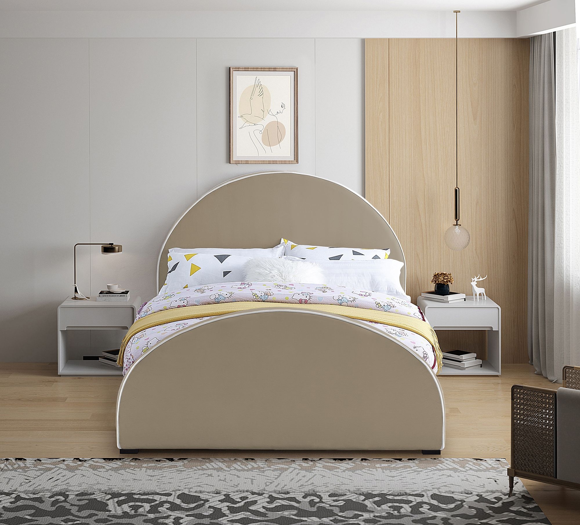 Brody Velvet Bed