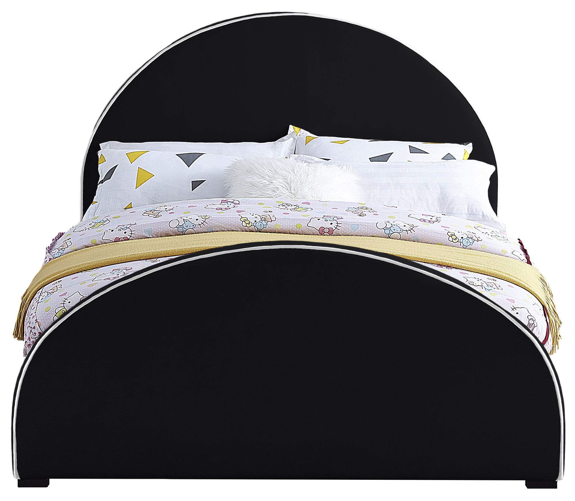 Brody Velvet King Size Bed