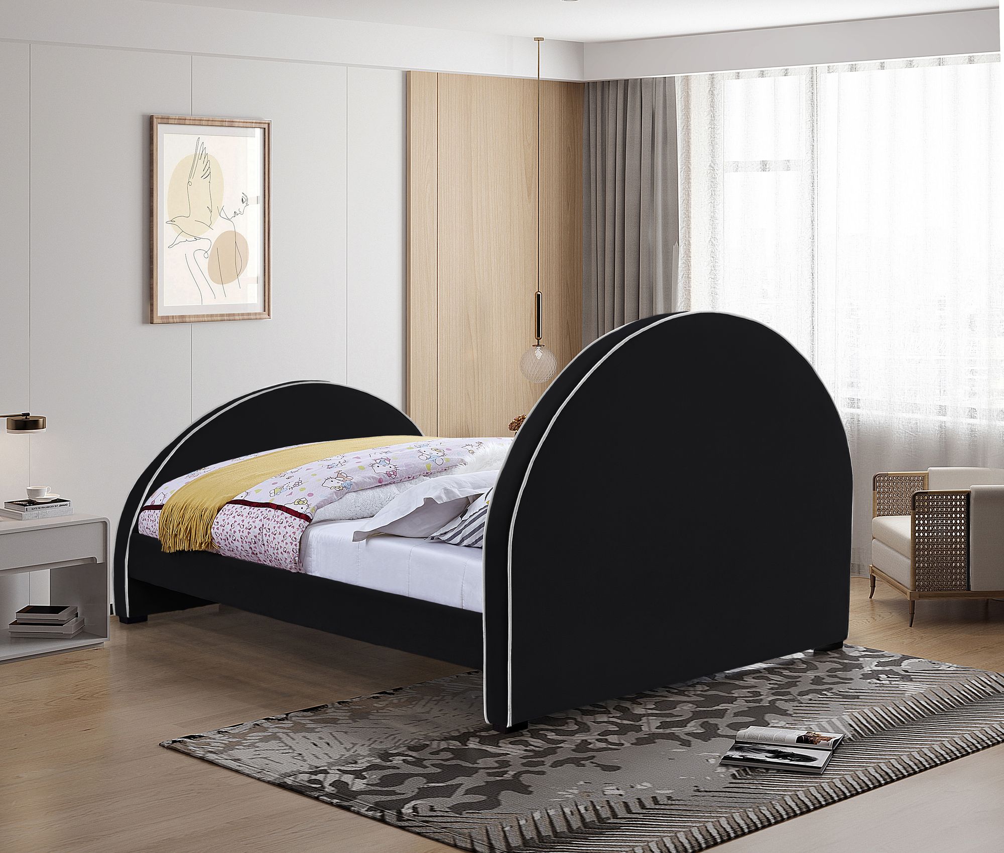 Brody Velvet Bed