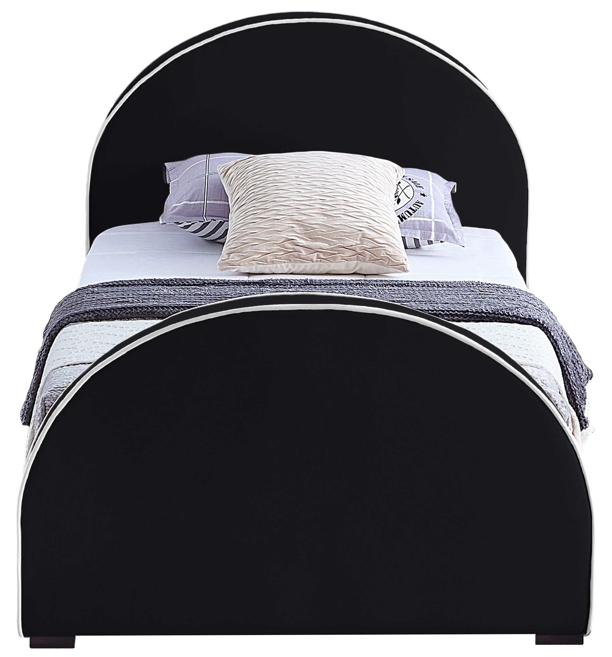 Brody Velvet Twin Size Bed