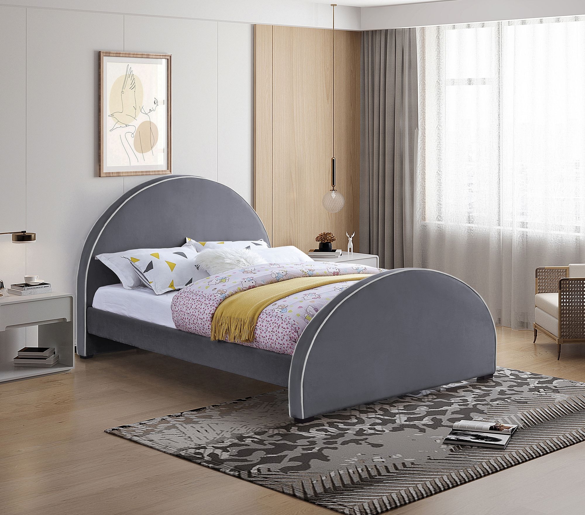 Brody Velvet Bed