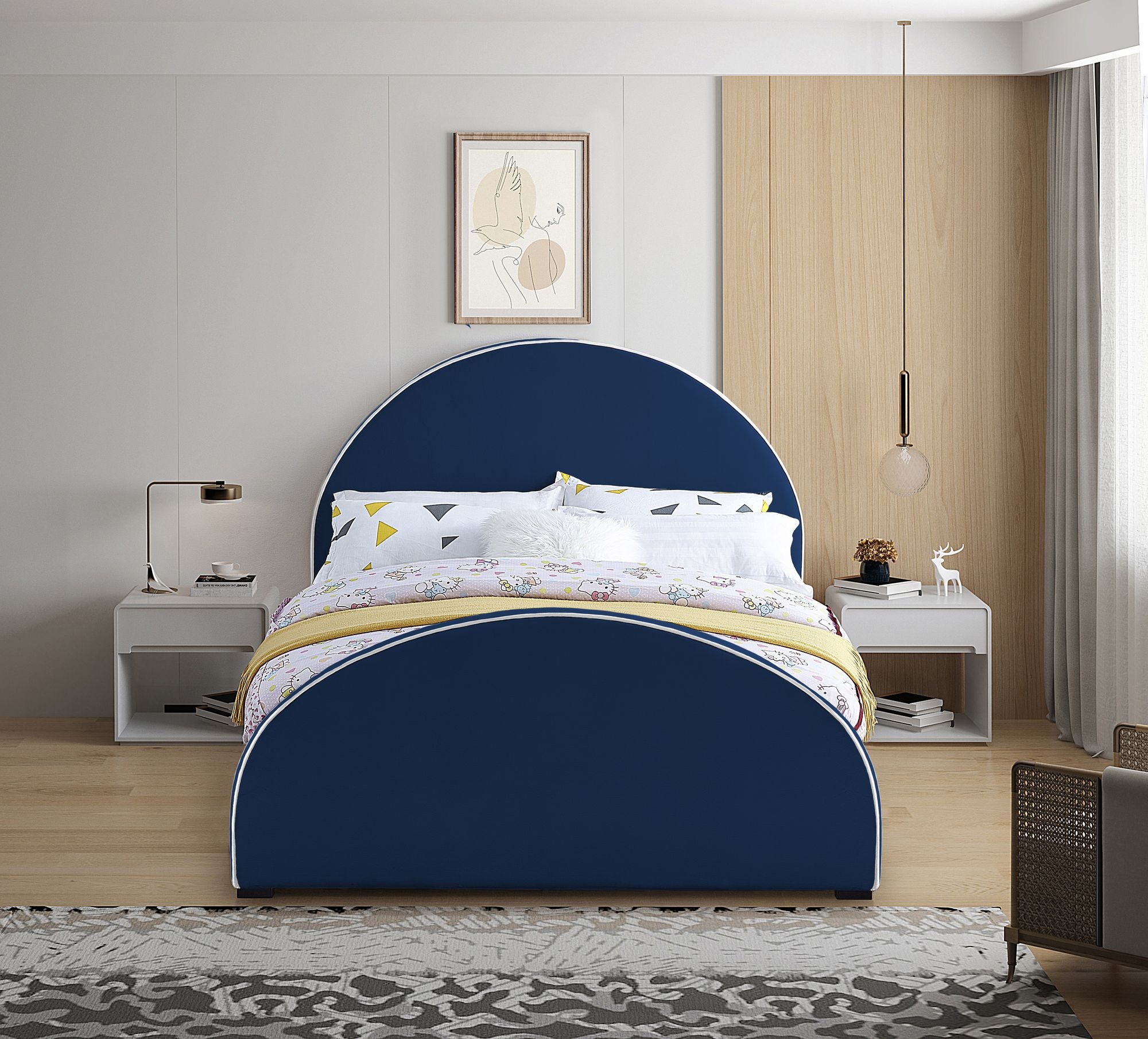Brody Velvet Bed
