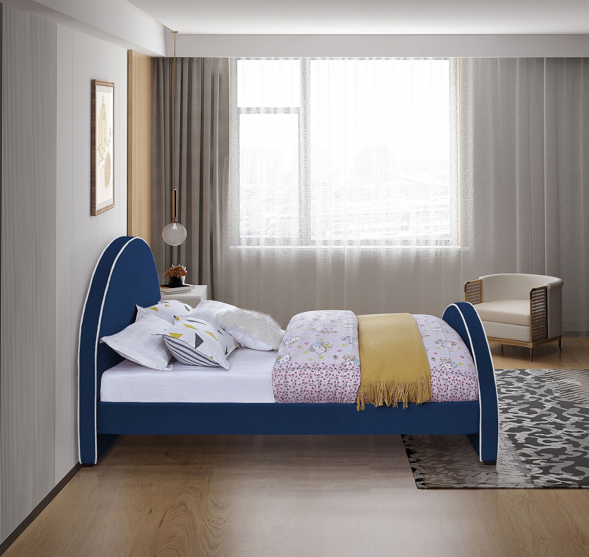 Brody Velvet Bed