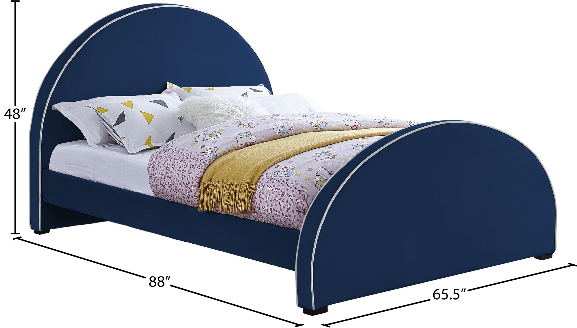 Brody Velvet Bed