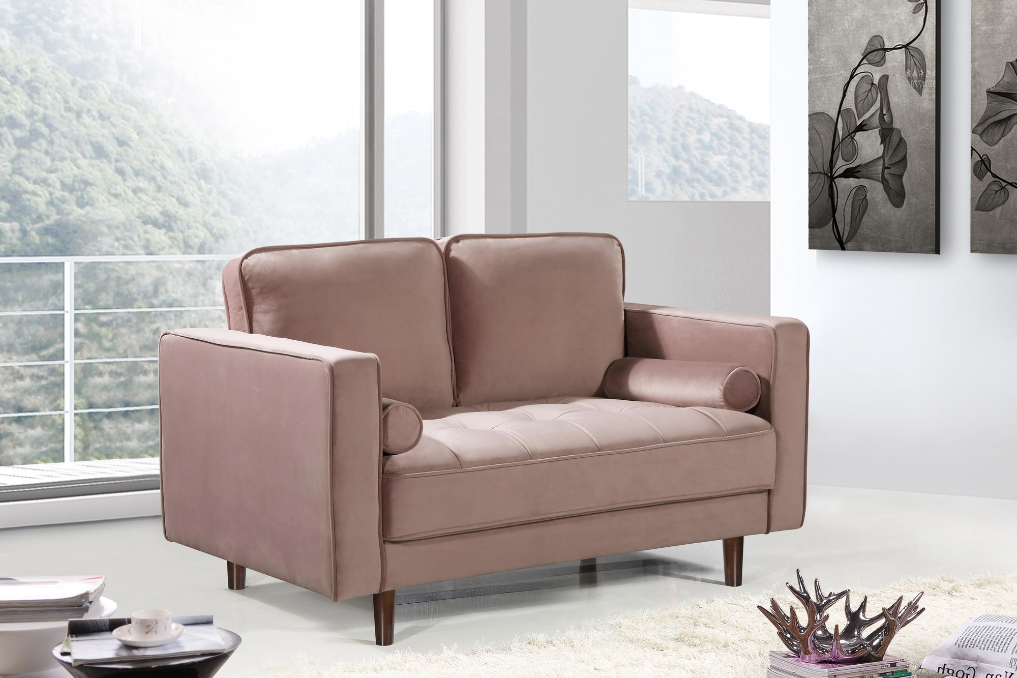 Emily Velvet Loveseat