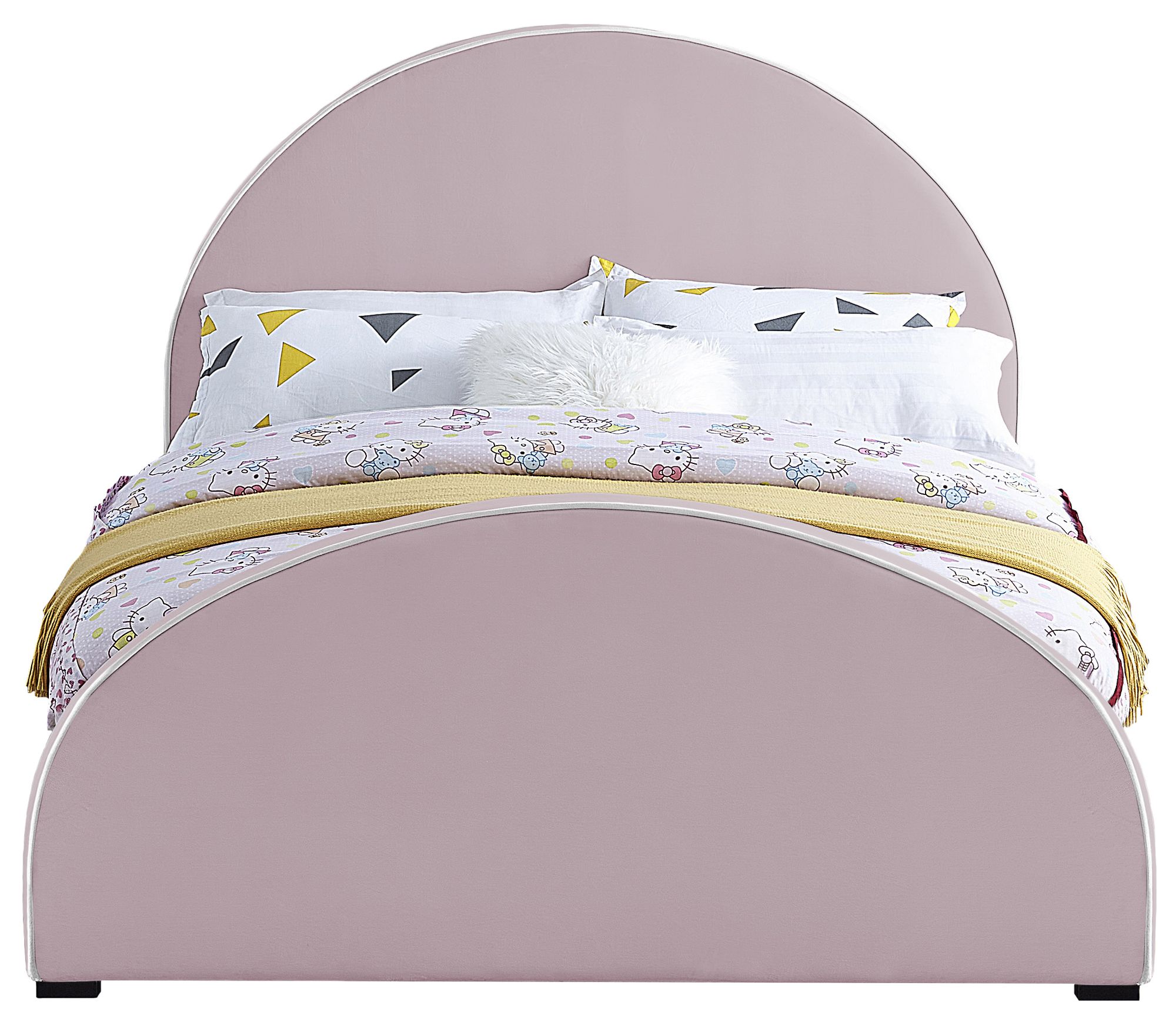 Brody Velvet King Size Bed