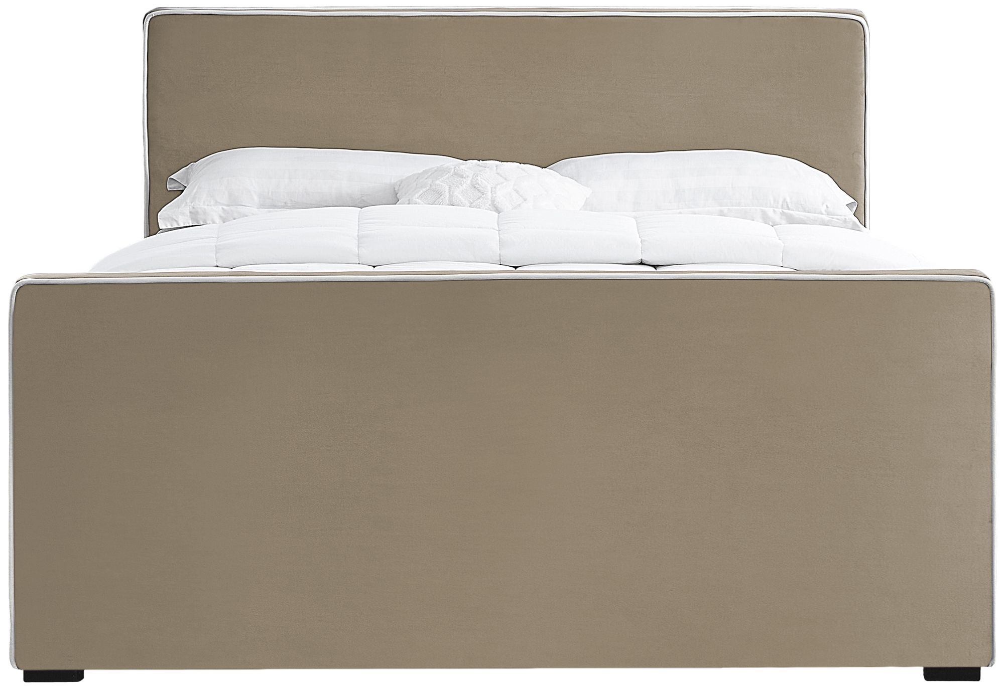 Dillard Velvet Queen Size Bed