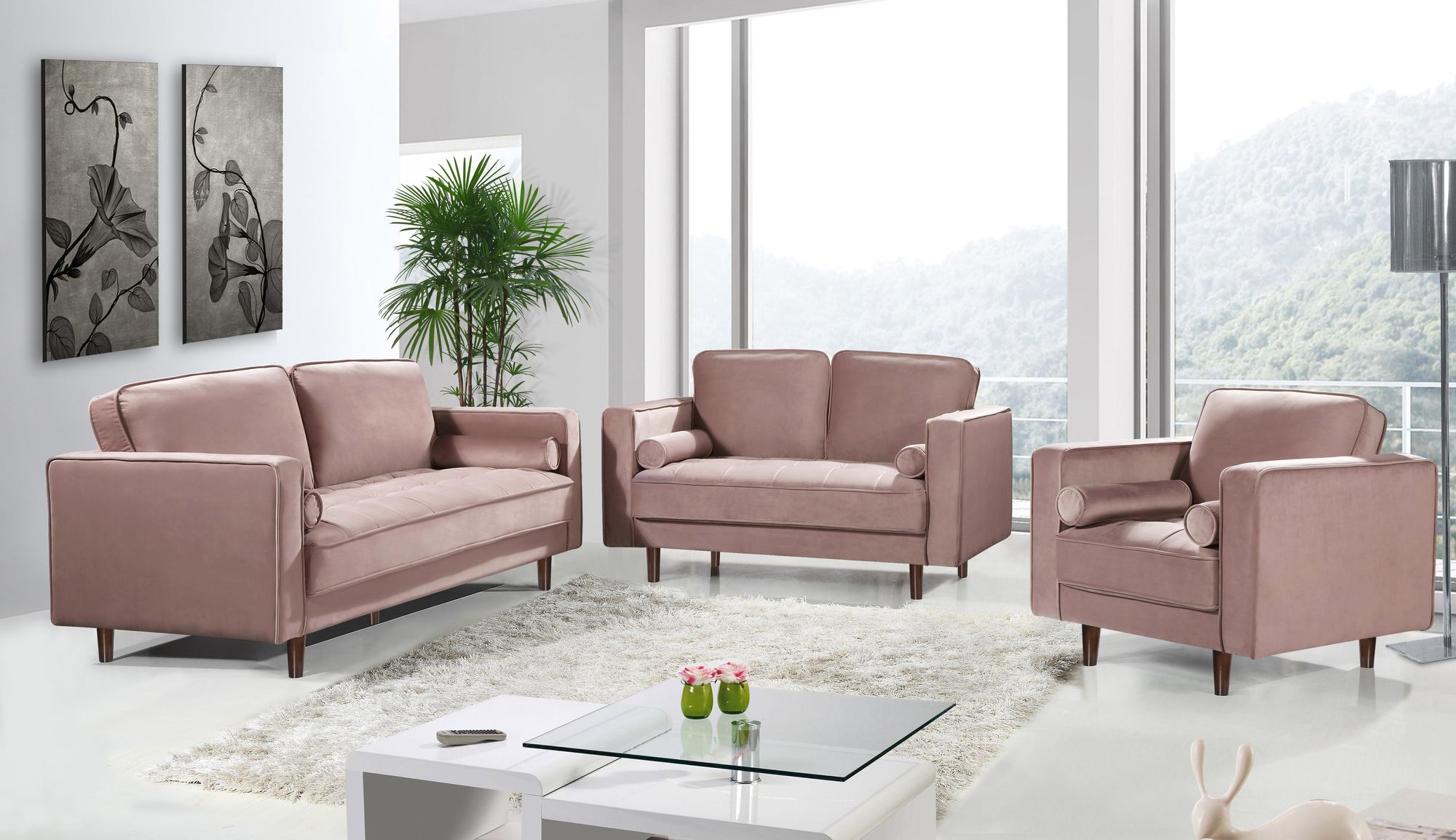 Emily Velvet Sofa