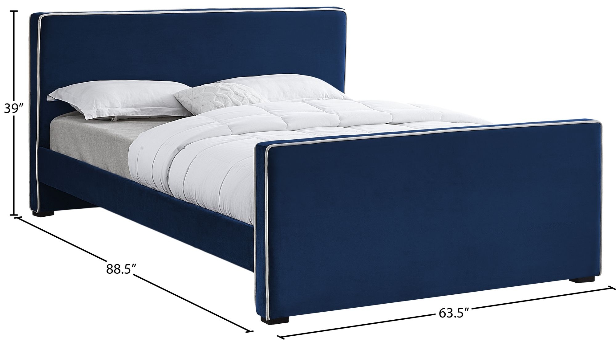 Dillard Velvet Bed