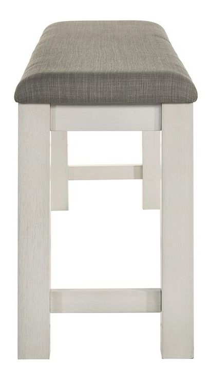 Brook Bay Rectangular Wood Opt Extendable Gathering Trestle Dining Room Set
