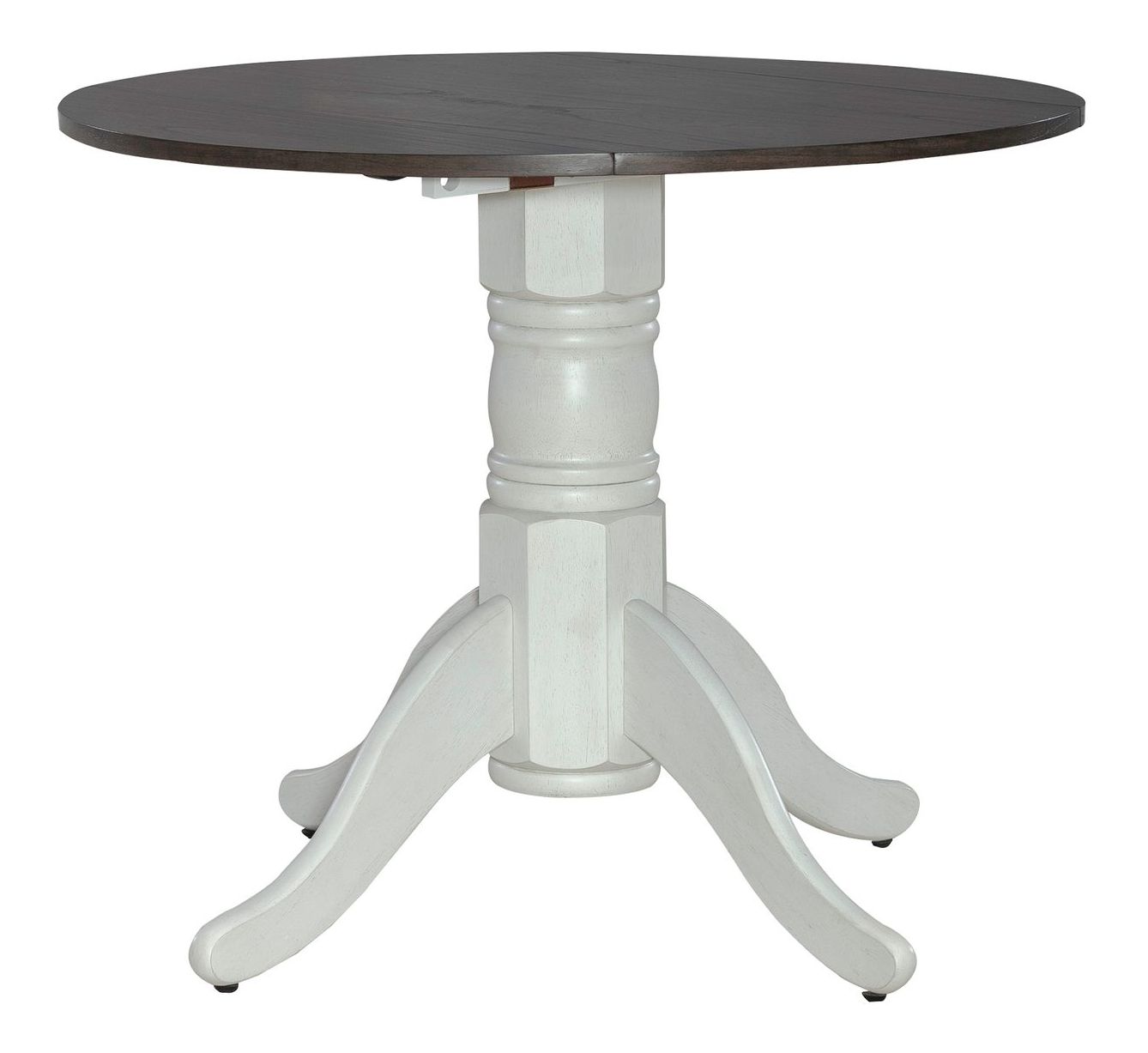 Brook Bay Round Drop Leaf Dining Set | Two-Tone Finish