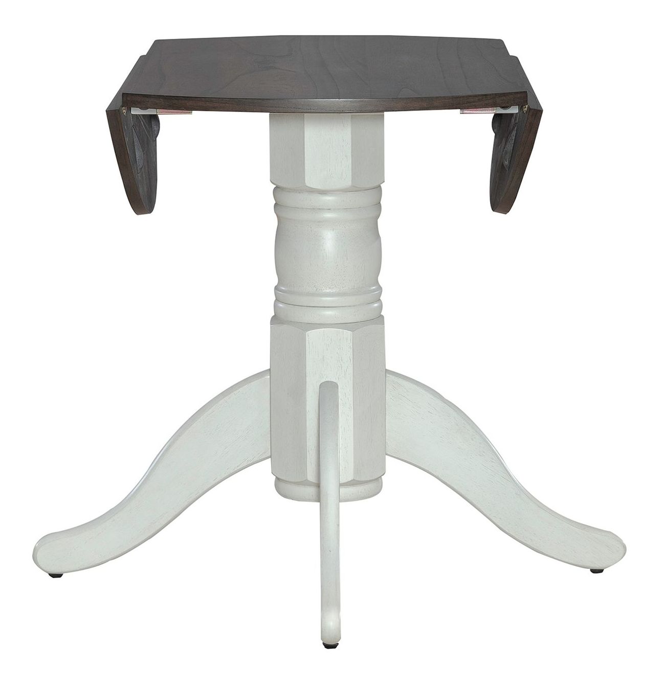 Brook Bay Round Drop Leaf Dining Set | Two-Tone Finish