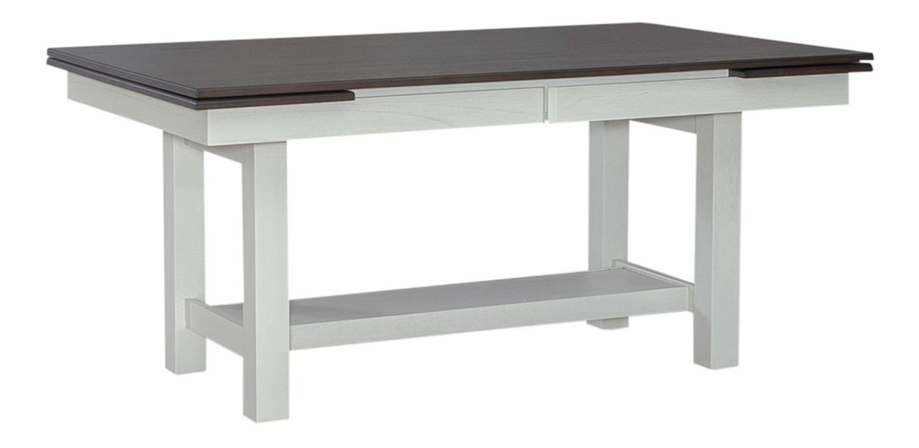 Brook Bay Opt Extendable Trestle Dining Set | Liberty Furniture