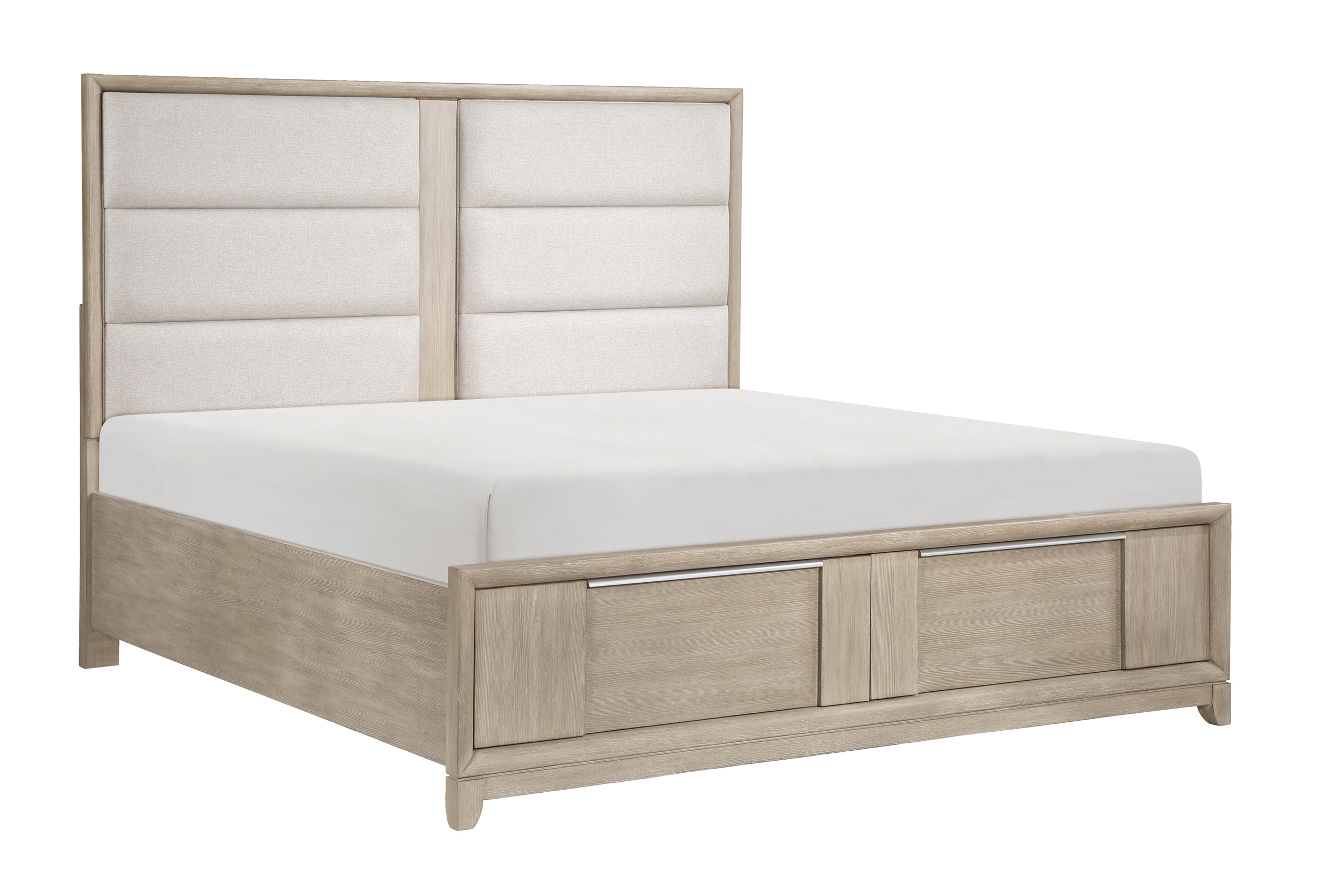 McKewen Polyester/Wood Storage Platform Bedroom Set