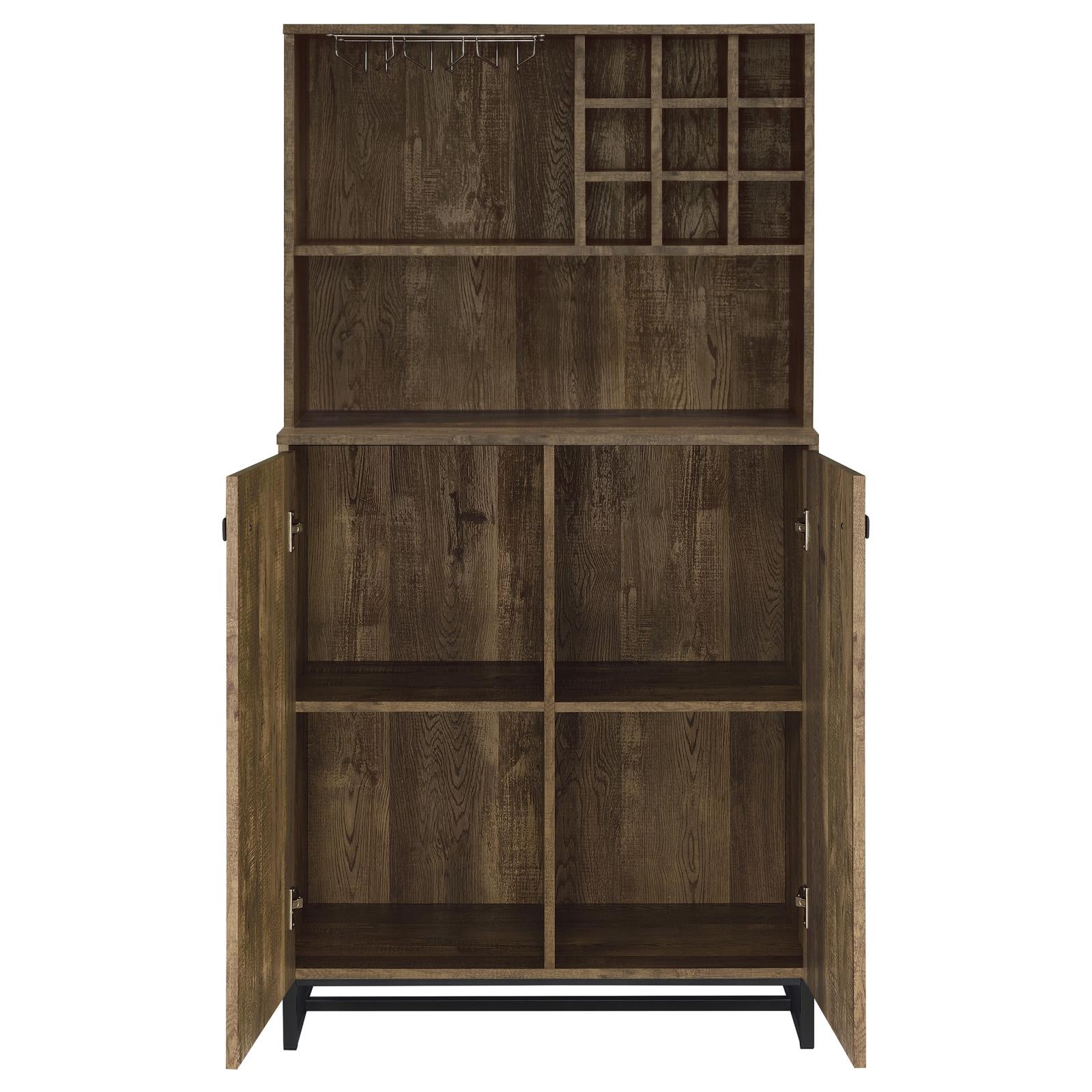 Mendoza 2-door Wood Veneer Wine Cabinet