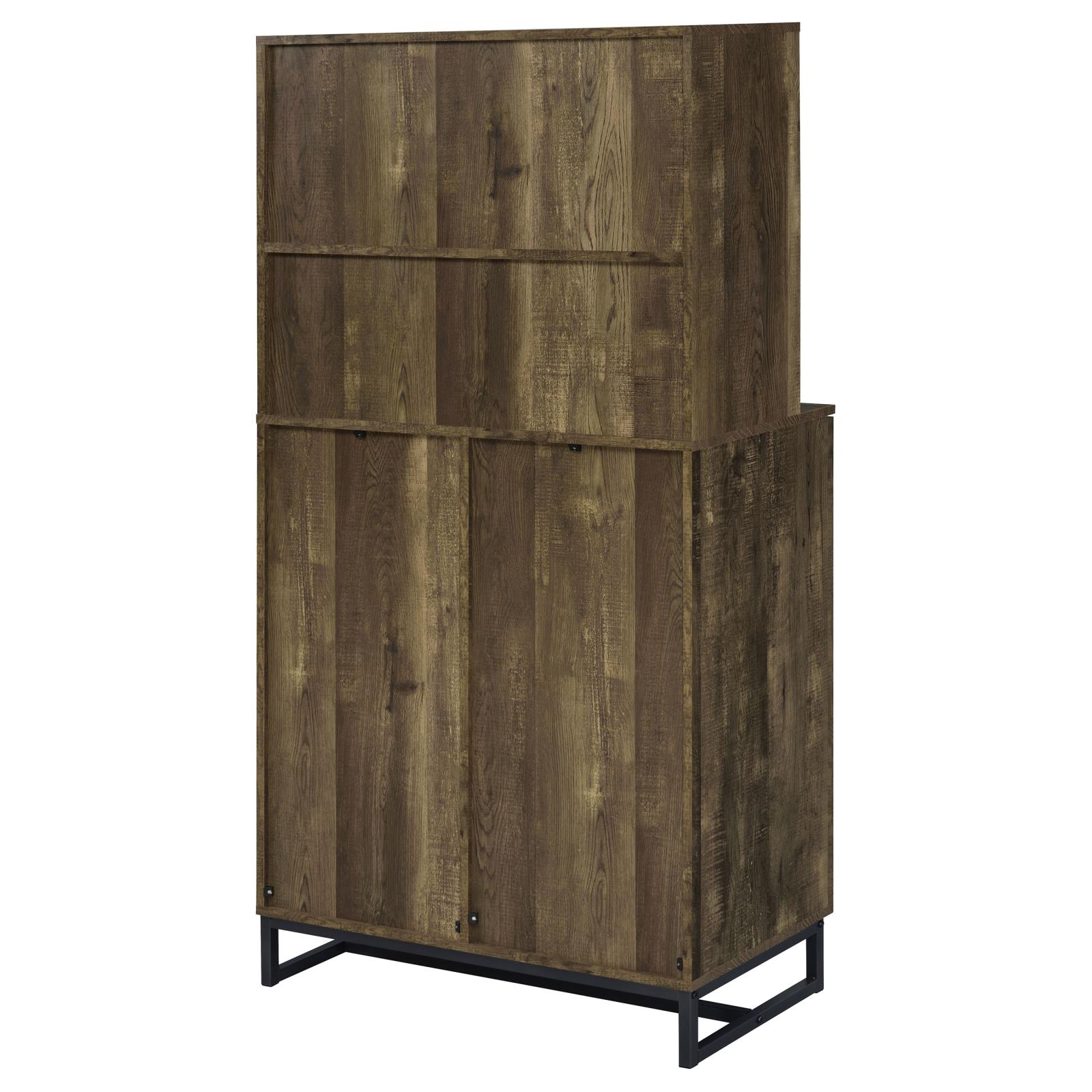 Mendoza 2-door Wood Veneer Wine Cabinet