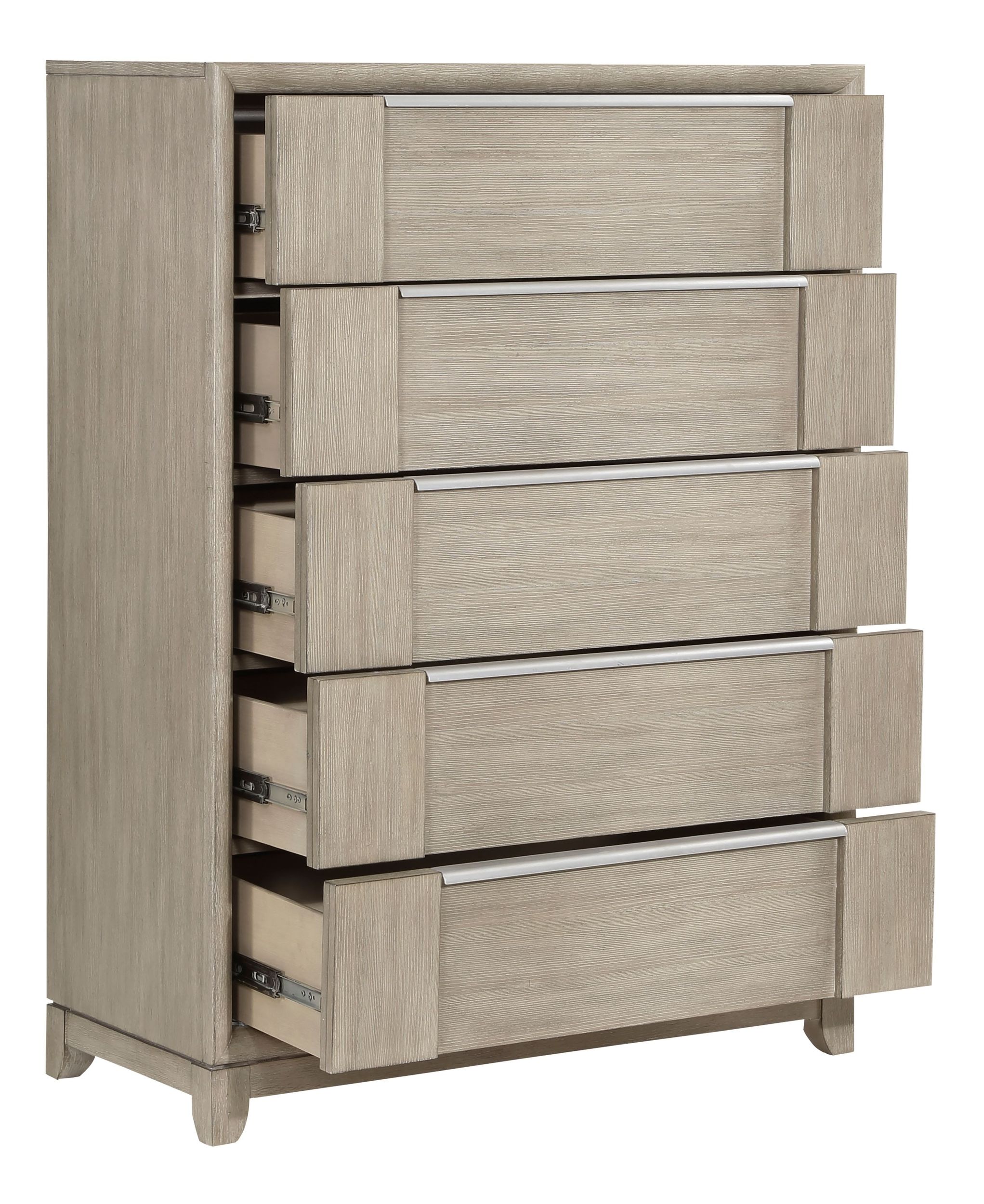 McKewen Polyester/Wood Storage Platform Bedroom Set