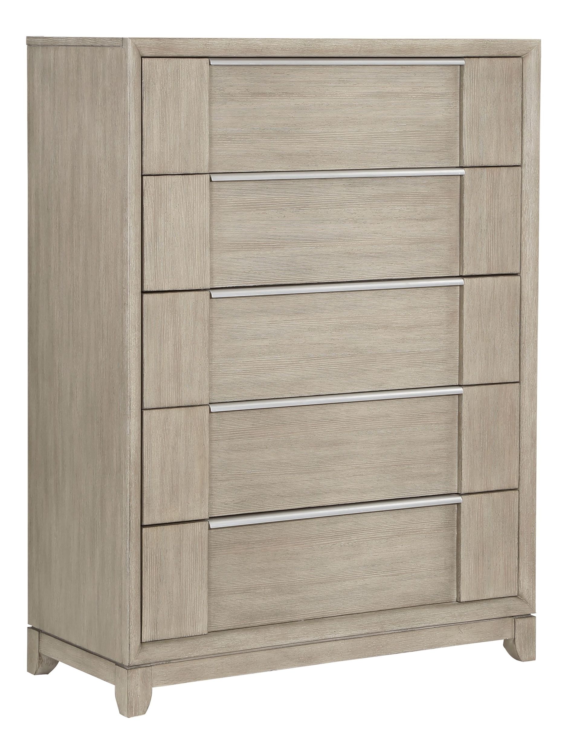 McKewen Polyester/Wood Storage Platform Bedroom Set