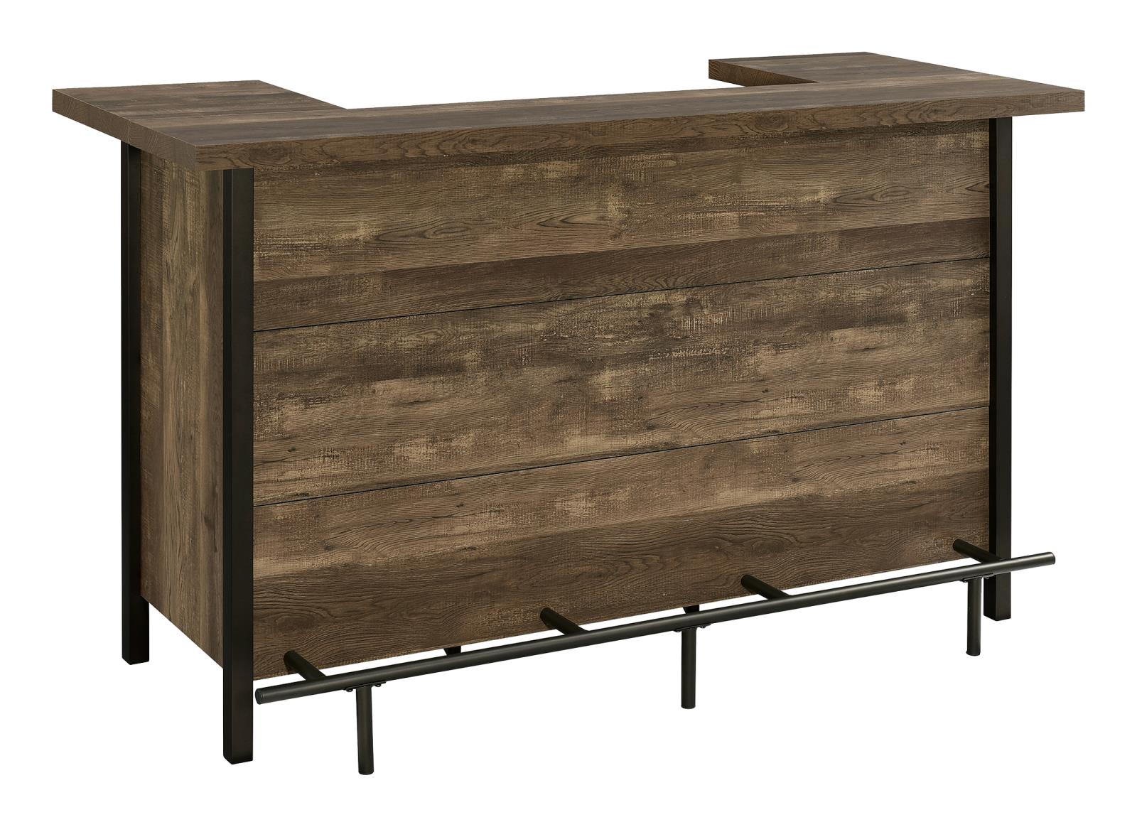 Bellemore Rectangular Wood Veneer Storage Bar Unit