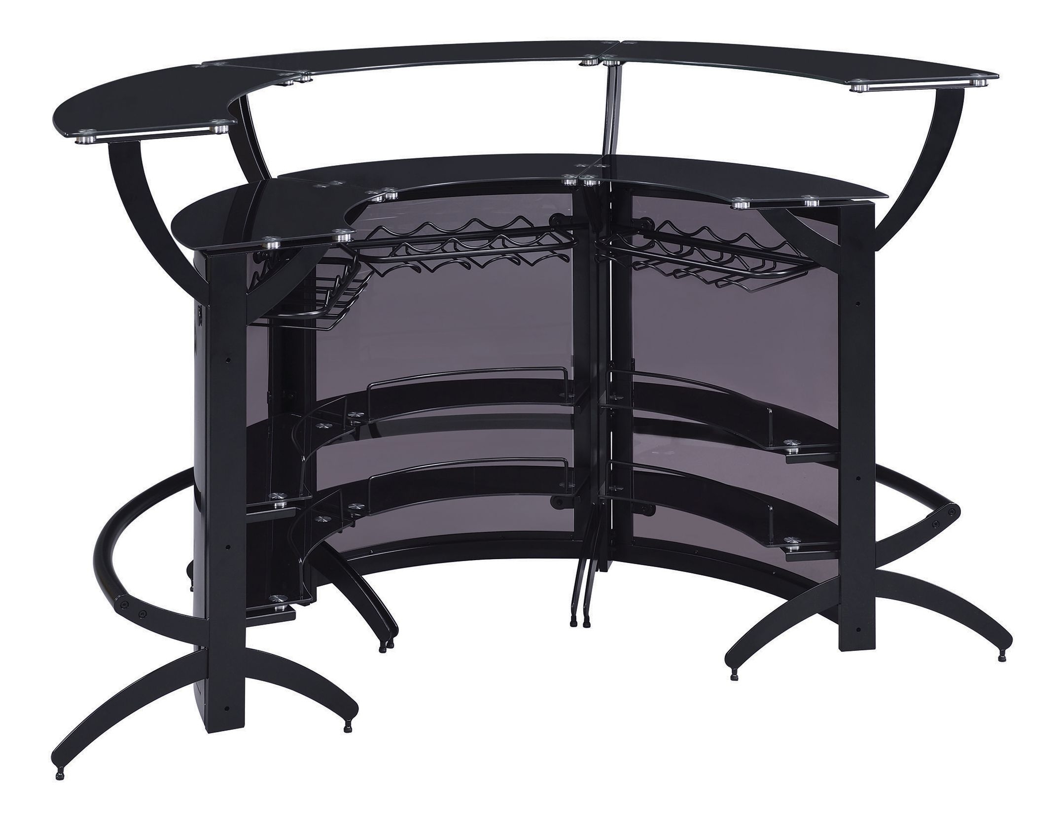 Dallas 3-Piece Curved Bar Unit