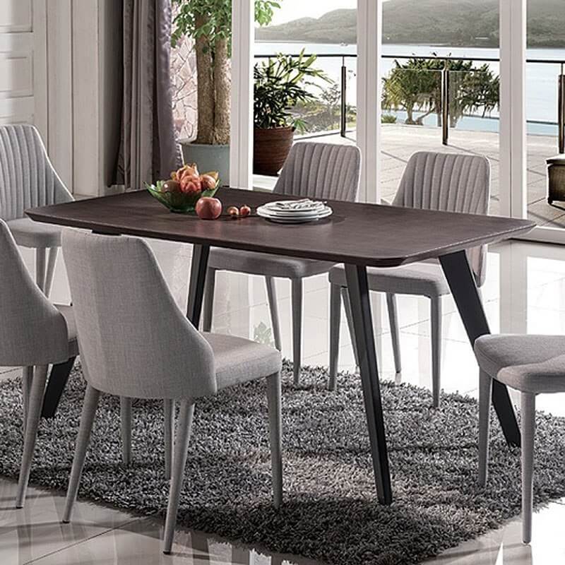Baur Modern Rectangular Dining Table by J&M Furniture