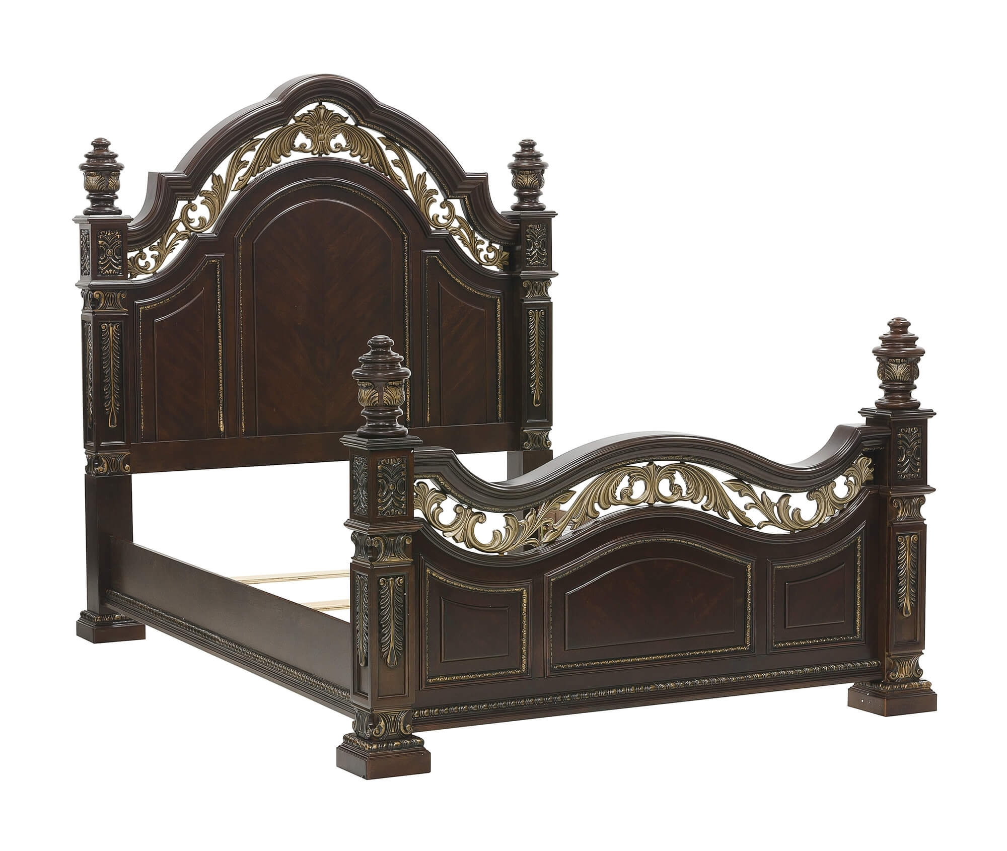 Catalonia Wood/Wood Veneer Panel Bedroom Set