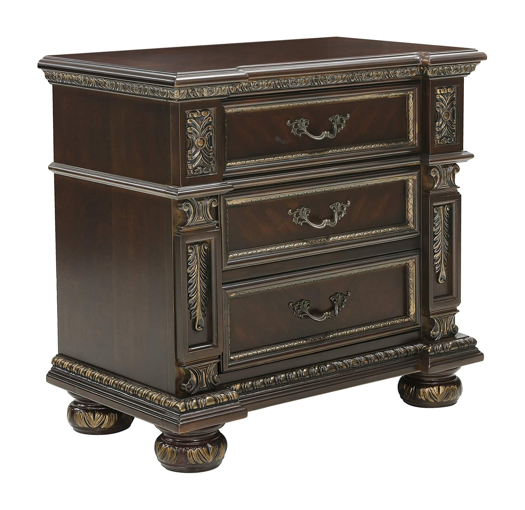 Catalonia Wood/Wood Veneer Nightstand