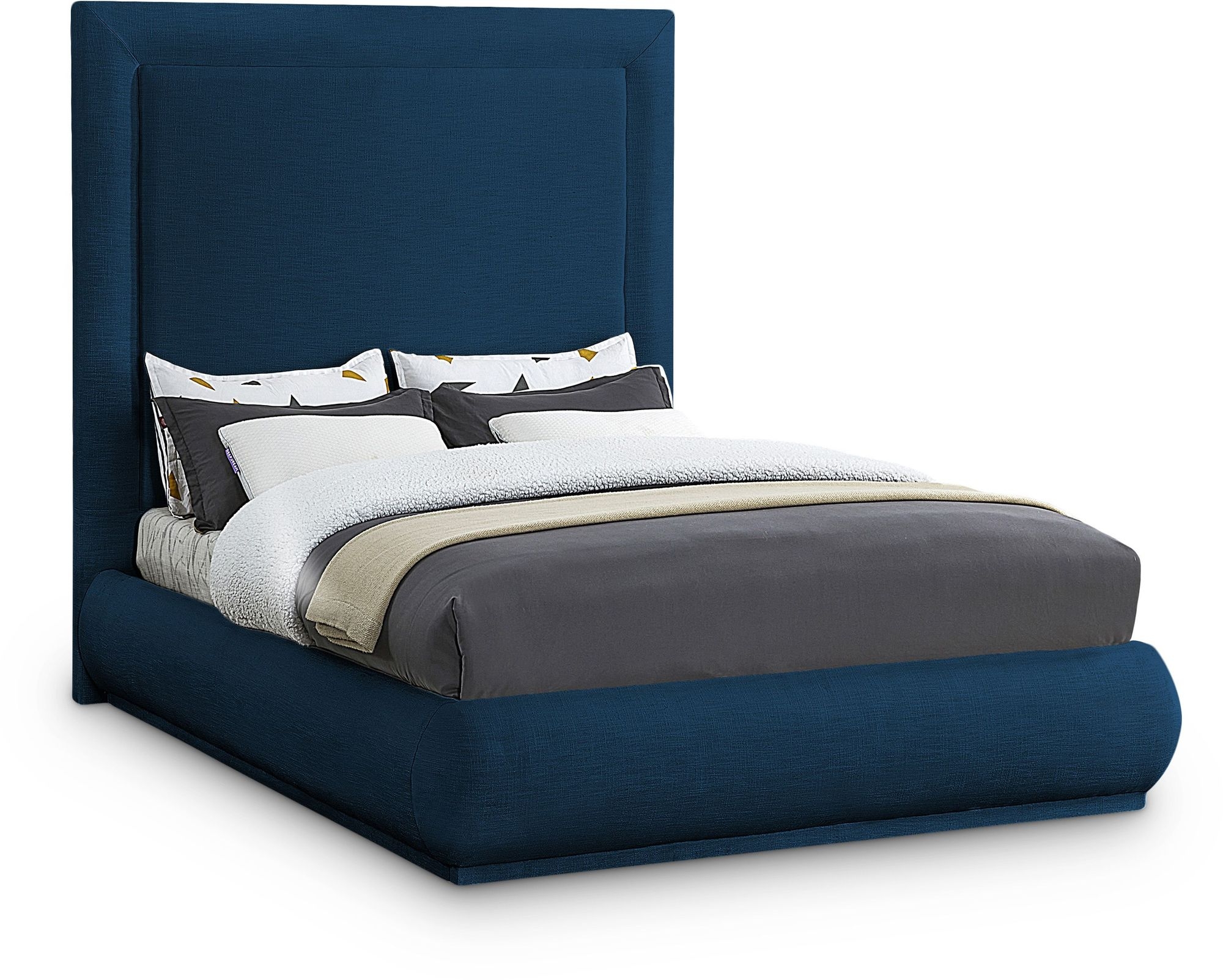 Brooke Linen Fabric Bed