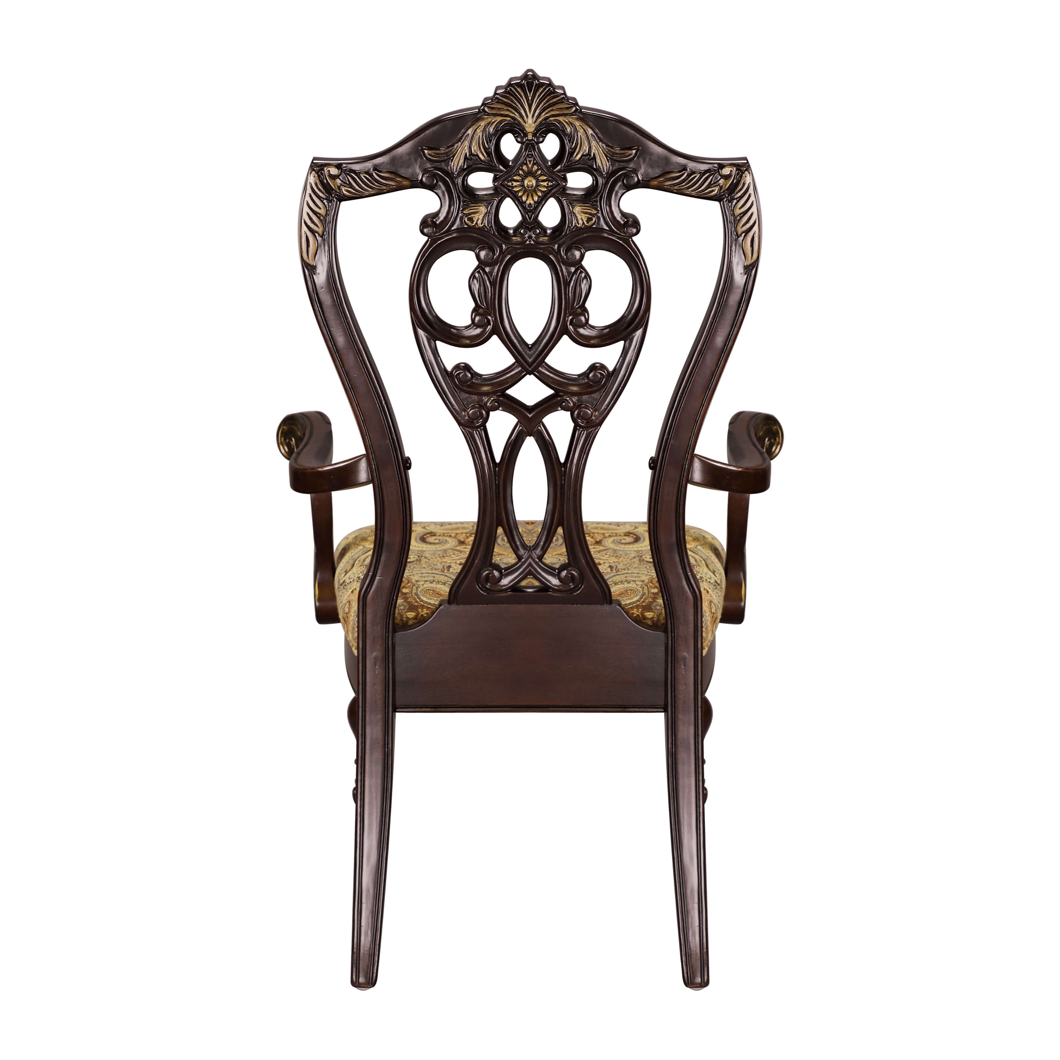 Catalonia Classic Fabric Dining Arm Chair
