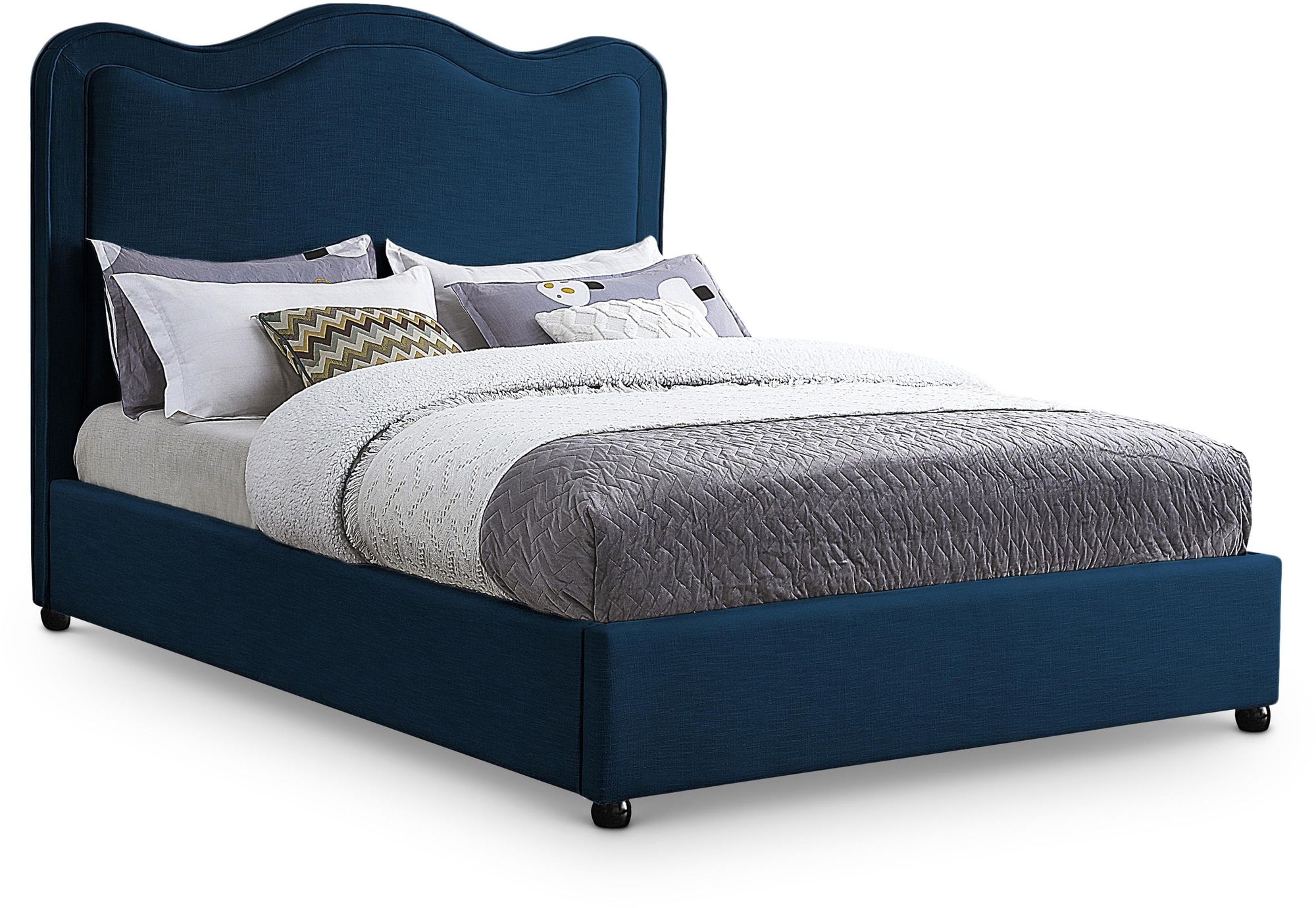 Felix Linen Fabric Bed
