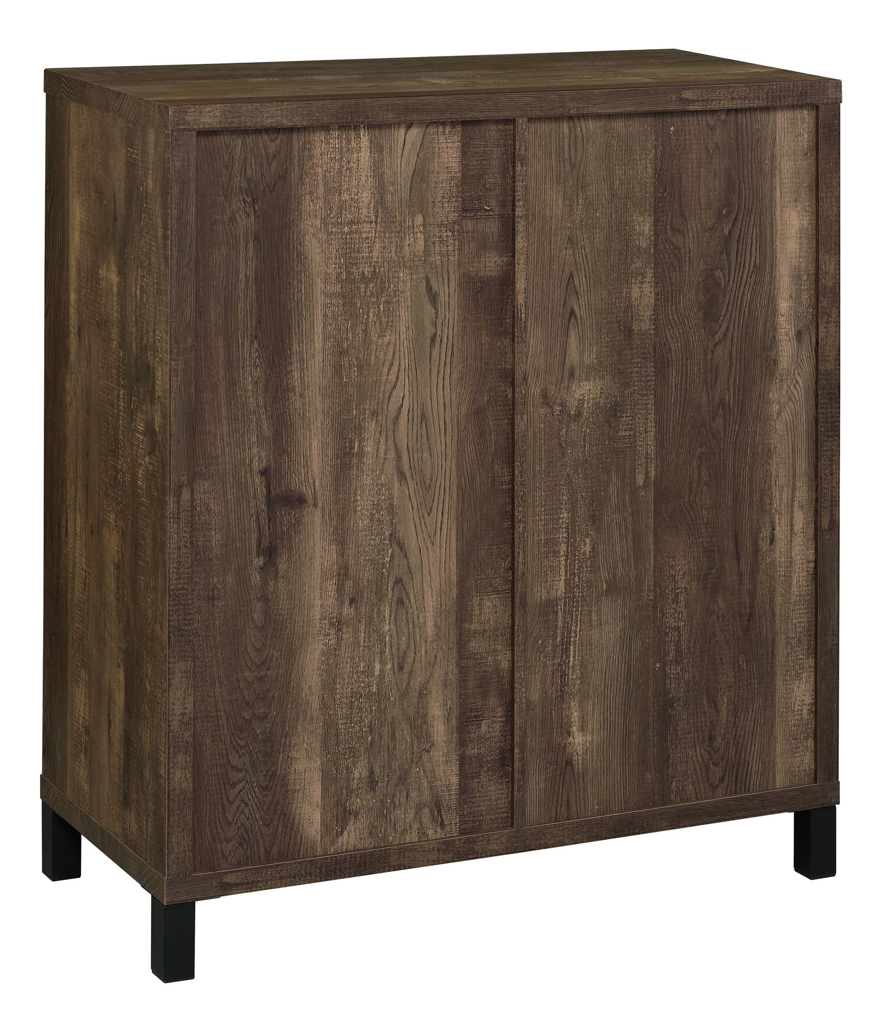 Arlington Wood Veneer Bar Cabinet with Sliding Door