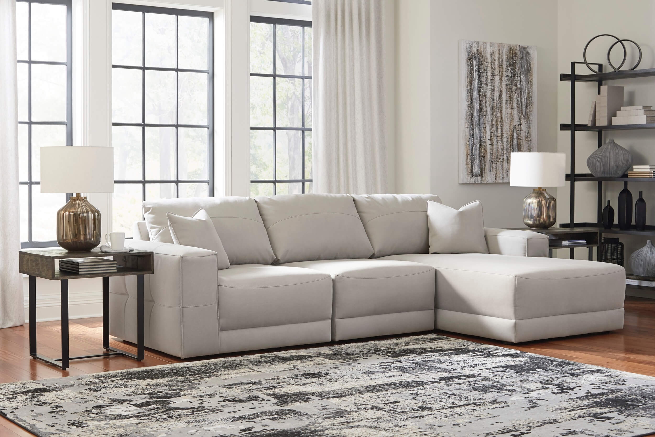 3-piece Fabric Modular Sectional by Ashley Furniture