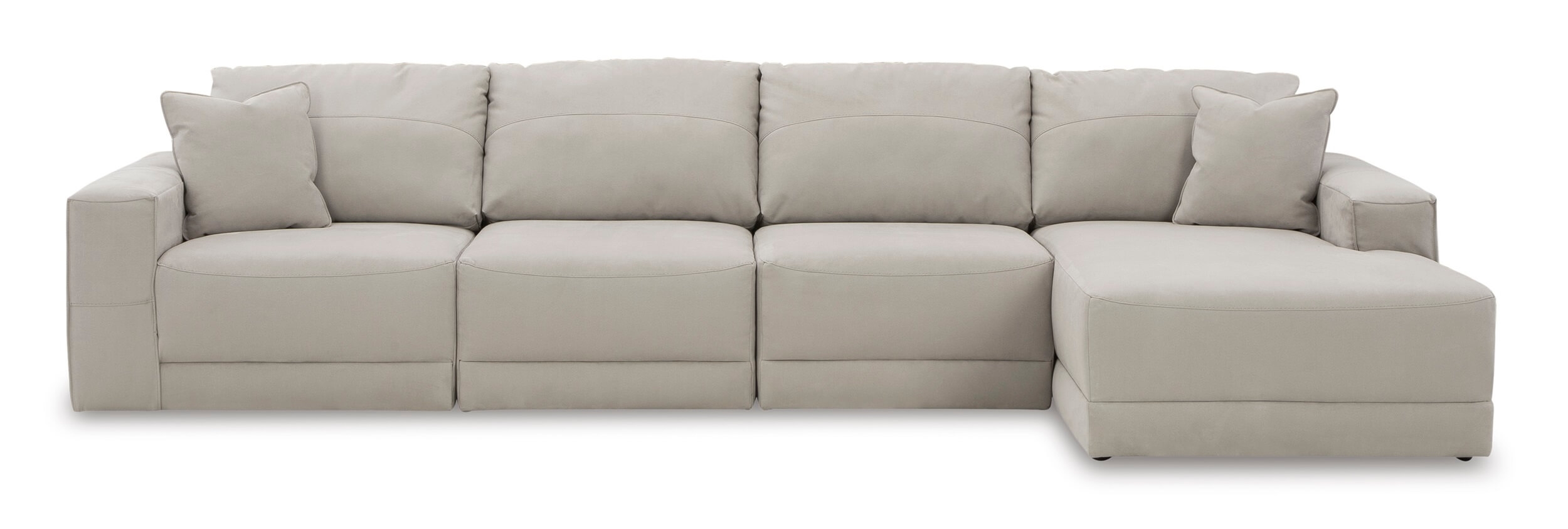 Ashley4-piece Fabric Modular Sectional 