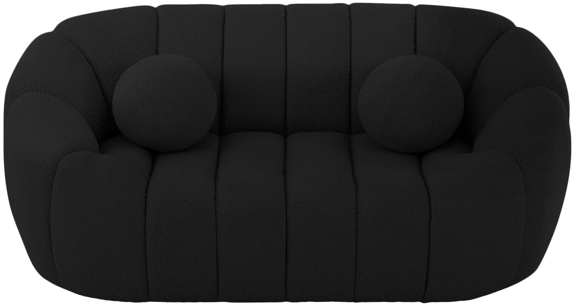 Elijah Boucle Fabric Loveseat