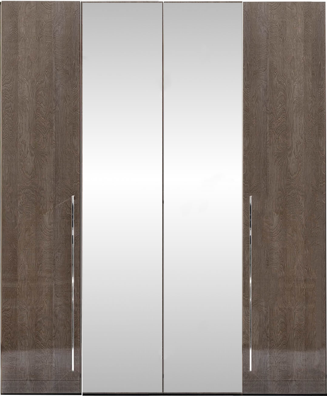Platinum Legno Wood/LED Platform Bedroom Set