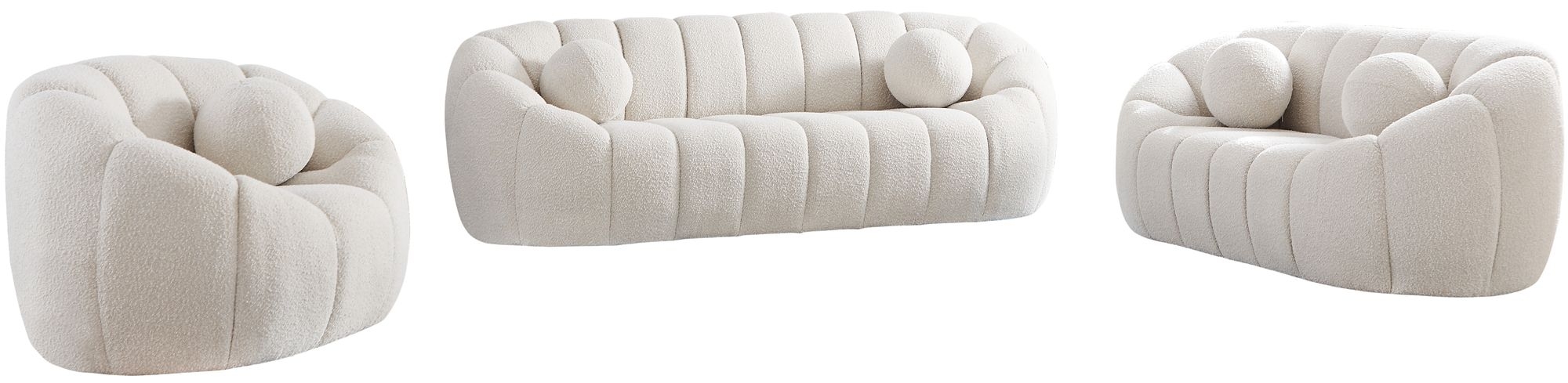 Elijah Boucle Fabric Chair