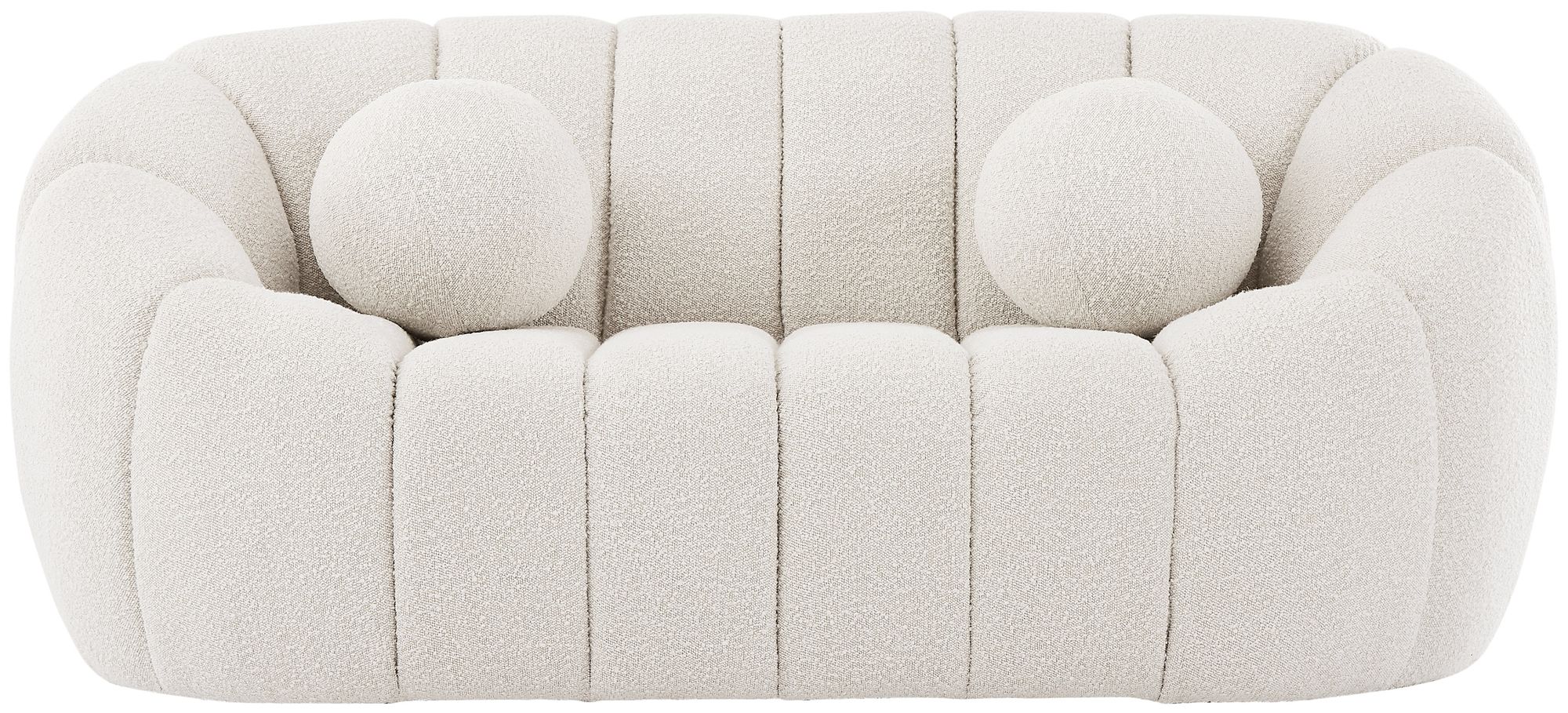 Elijah Boucle Fabric Loveseat