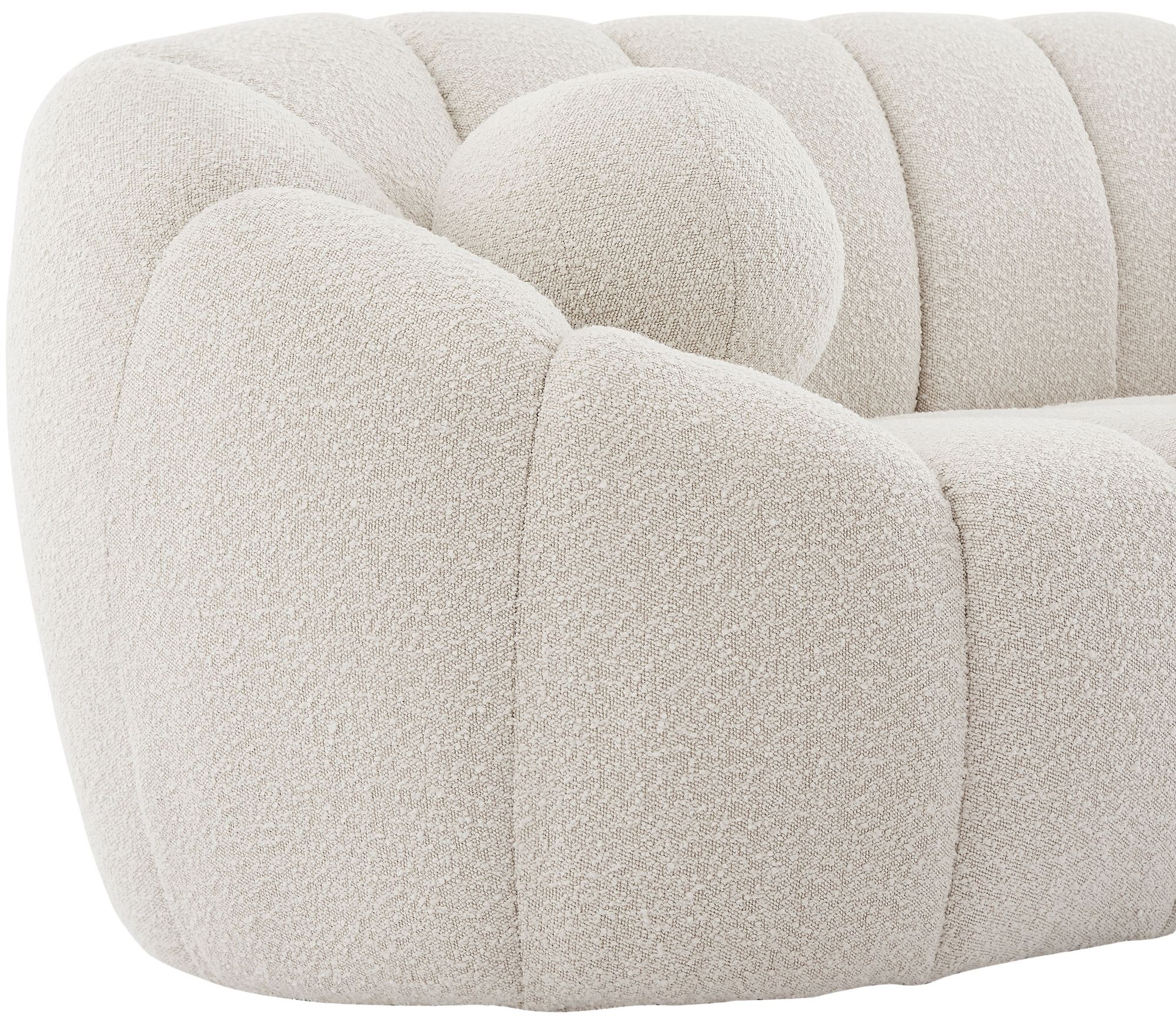 Elijah Boucle Fabric Loveseat