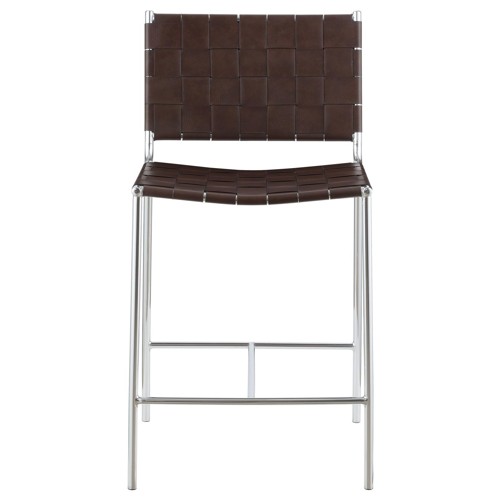 Adelaide Leatherette Counter Height Stool with Open Back