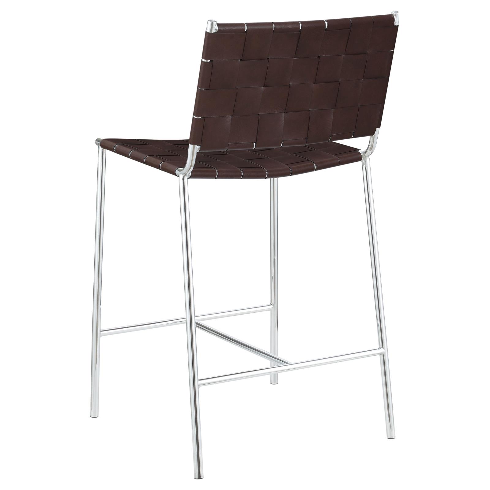 Adelaide Leatherette Counter Height Stool with Open Back