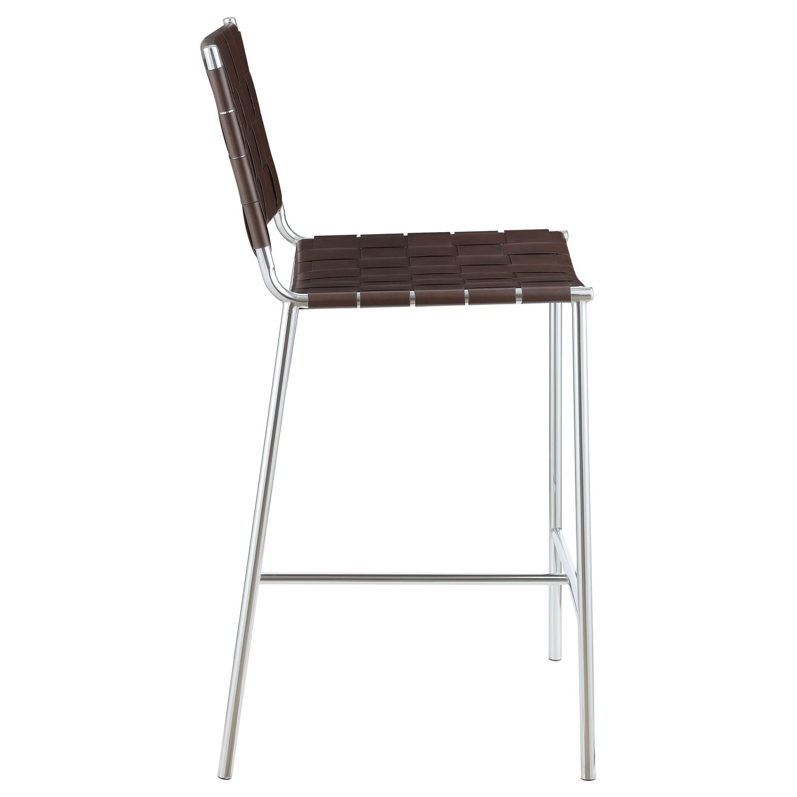 Adelaide Leatherette Counter Height Stool with Open Back
