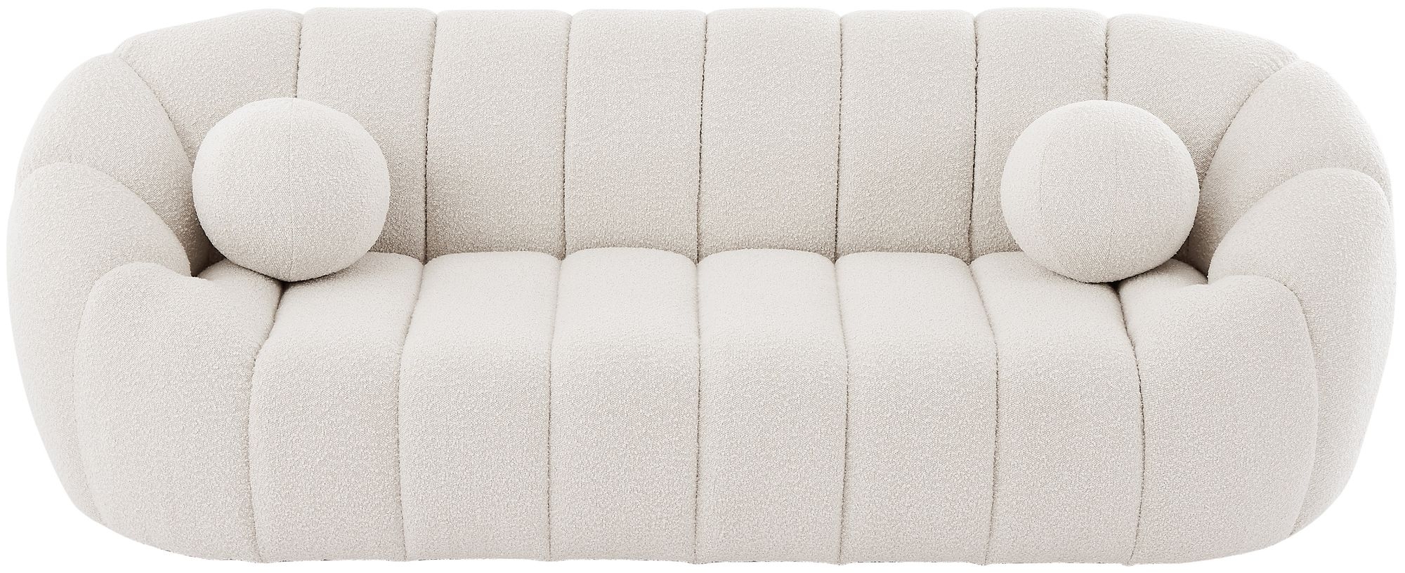 Elijah Boucle Fabric Sofa