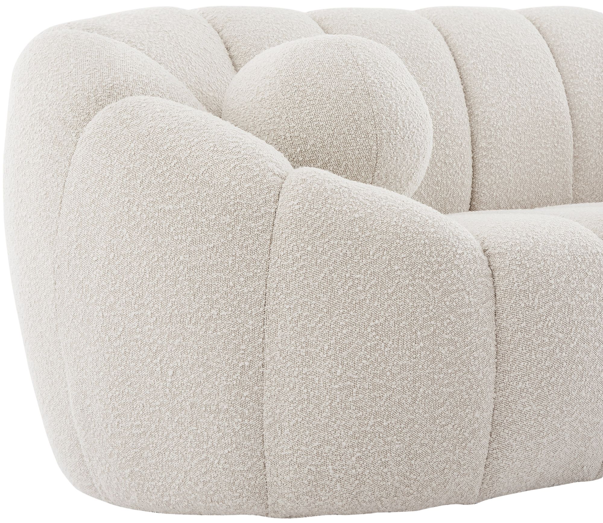 Elijah Boucle Fabric Sofa