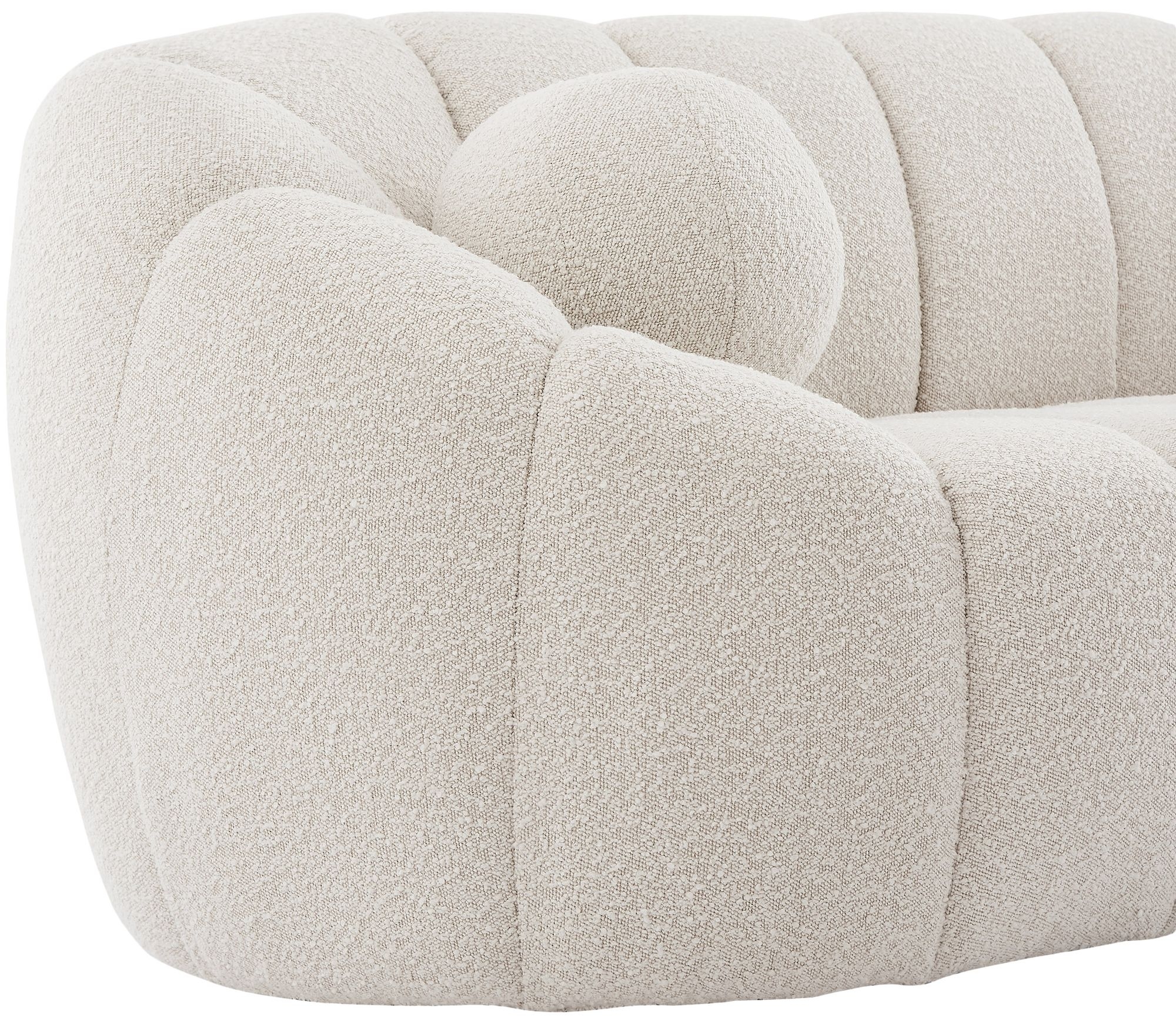Elijah Boucle Fabric Sofa