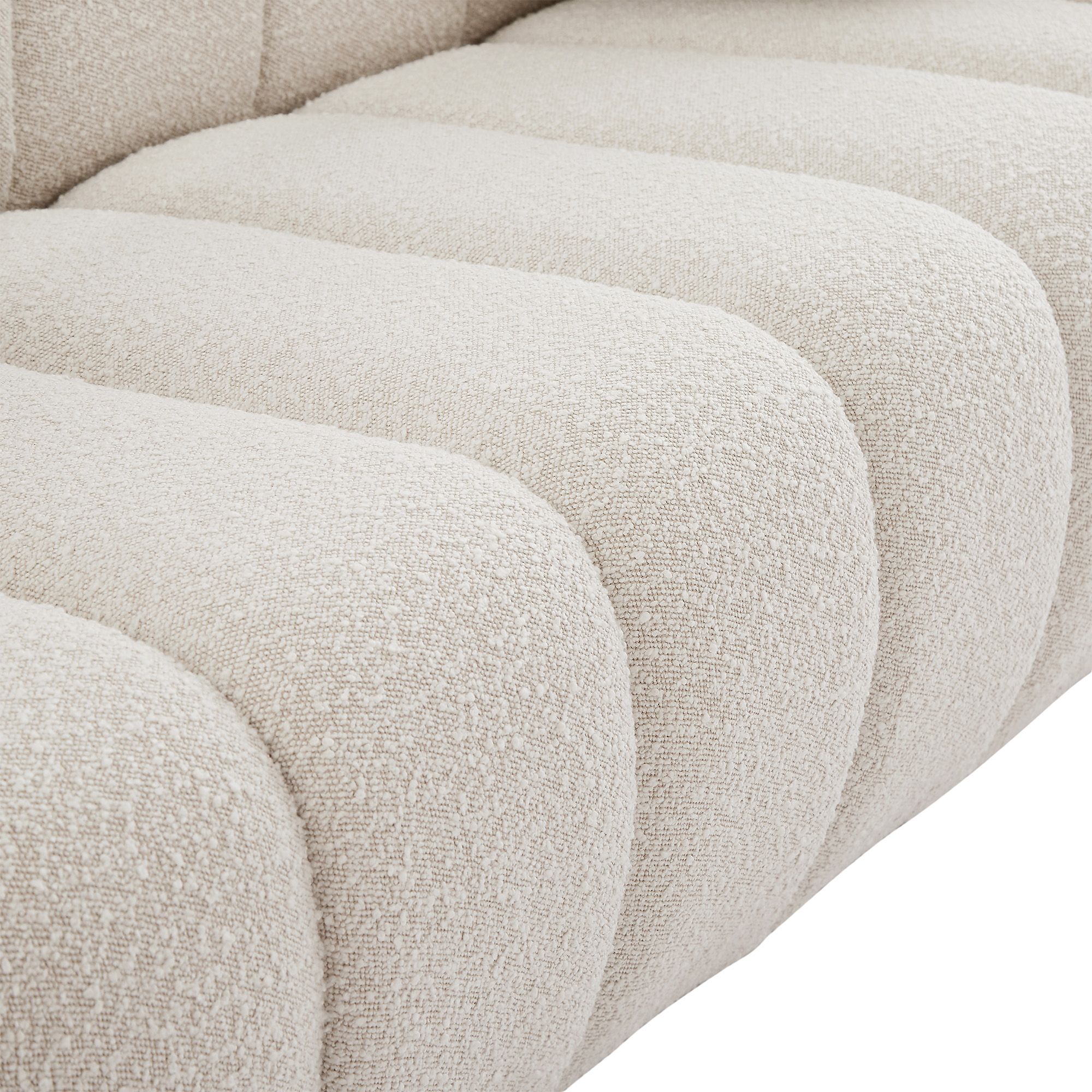 Elijah Boucle Fabric Sofa