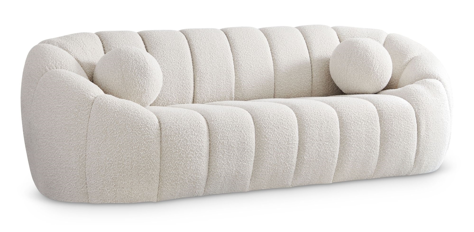 Elijah Boucle Fabric Sofa