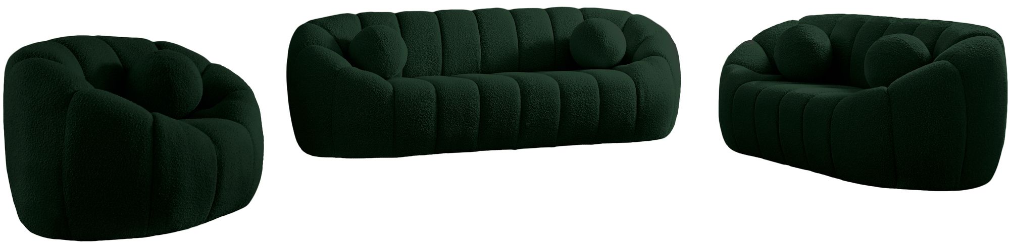 Elijah Boucle Fabric Sofa