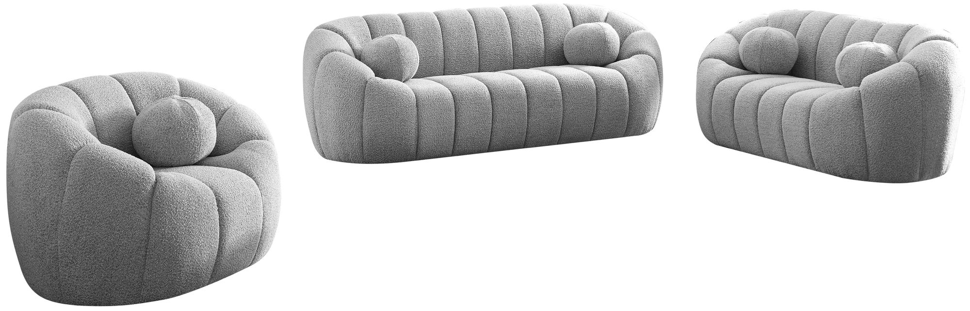 Elijah Boucle Fabric Chair