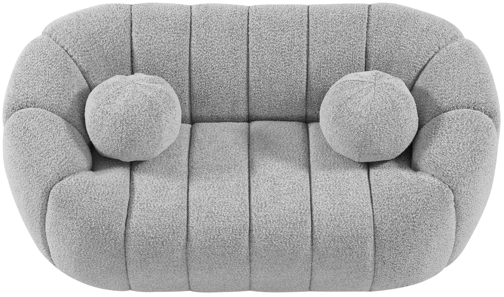 Elijah Boucle Fabric Loveseat
